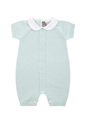 Light green cotton romper LITTLE BEAR KIDS | 8117MENTA